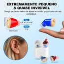 InvisiHear Aparelho Auditivo Recarregável