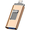 Pen Drive Universal 4 em 1 para Celular™ - IOS, Android, USB e Tipo C